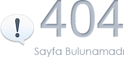 404 Sayfa Bulunamadı !